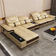 Luxury Italian Genuine Leather Sectional Sofa Set With Bluetooth Speaker And USB Ports Cow Leather Divano Living Room Furniture
Luxury Italian Genuine Leather Sectional Sofa Set With Bluetooth Speaker And USB Ports Cow Leather Divano Living Room Furniture