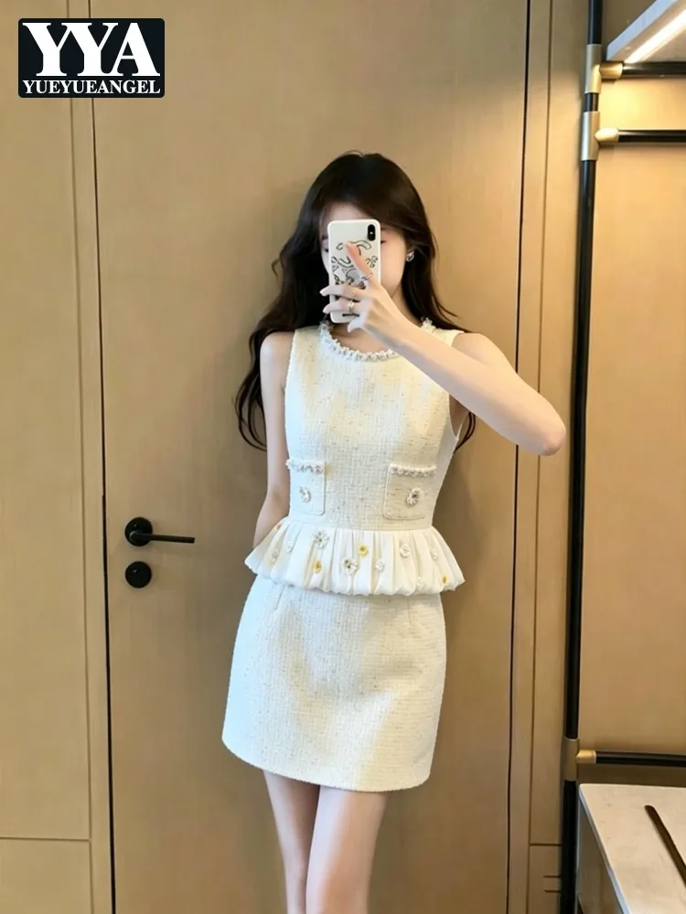 Women Summer Ruffles Spliced O Neck Slim Above Knee Length Dress Sleeveless A-Line Holiday Dresses Flower Sequin Elegant Dresses
Women Summer Ruffles Spliced O Neck Slim Above Knee Length Dress Sleeveless A-Line Holiday Dresses Flower Sequin Elegant Dresses