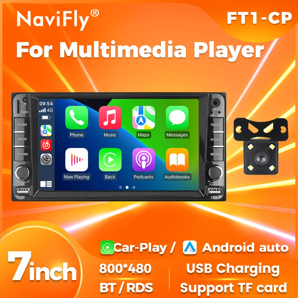 2024 New 800*480 7-inch Multimedia Car Radio RDS+BT Carplay+Auto Video Player For Toyota VIOS CROWN CAMRY HIACE PREVIA COROLLA
2024 New 800*480 7-inch Multimedia Car Radio RDS+BT Carplay+Auto Video Player For Toyota VIOS CROWN CAMRY HIACE PREVIA COROLLA