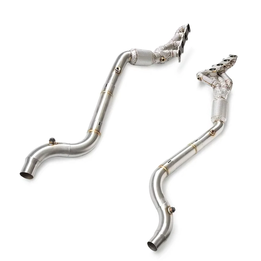 Stainless Steel Exhaust Header Manifold with Heat Shield for Ford Mustang GT 5.0L V8 2015-2024 Performance Long Tube Header
Stainless Steel Exhaust Header Manifold with Heat Shield for Ford Mustang GT 5.0L V8 2015-2024 Performance Long Tube Header