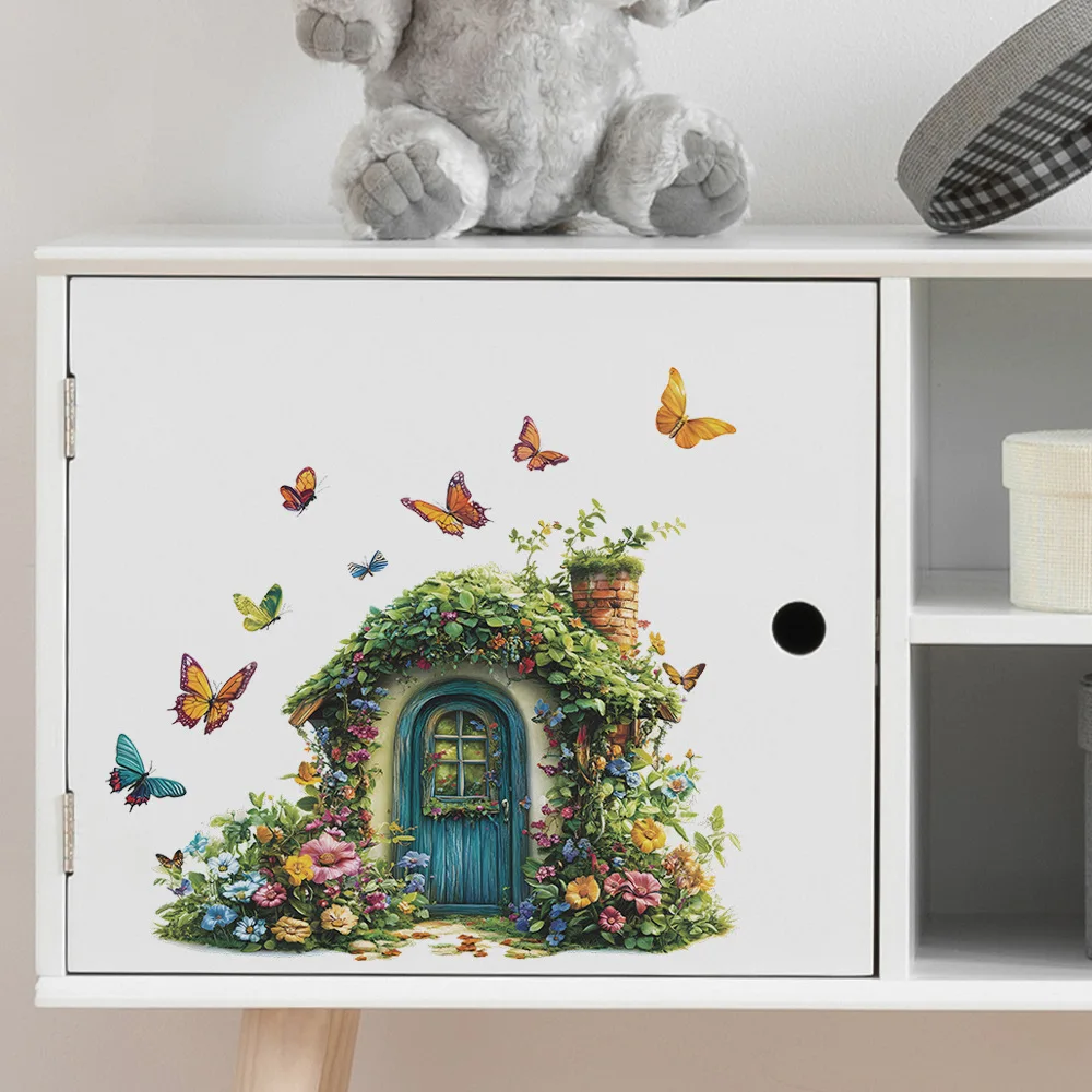 Creative Flower House Wall Stickers Living Room Cabinet Decoration Mural Bedroom Background Decor Self-adhesive Beautify Decals
Creative Flower House Wall Stickers Living Room Cabinet Decoration Mural Bedroom Background Decor Self-adhesive Beautify Decals