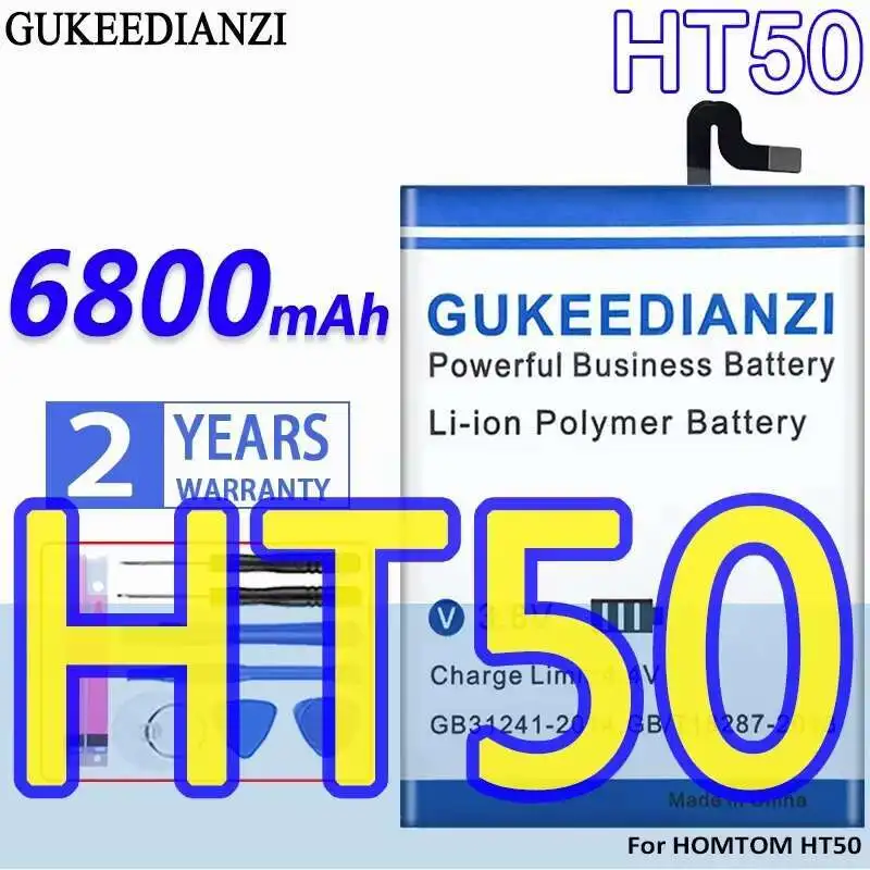 Для мобильного телефона Homtom HT50, аккумулятор 6800 мАч, высокоэффективный, легкий
Для мобильного телефона Homtom HT50, аккумулятор 6800 мАч, высокоэффективный, легкий