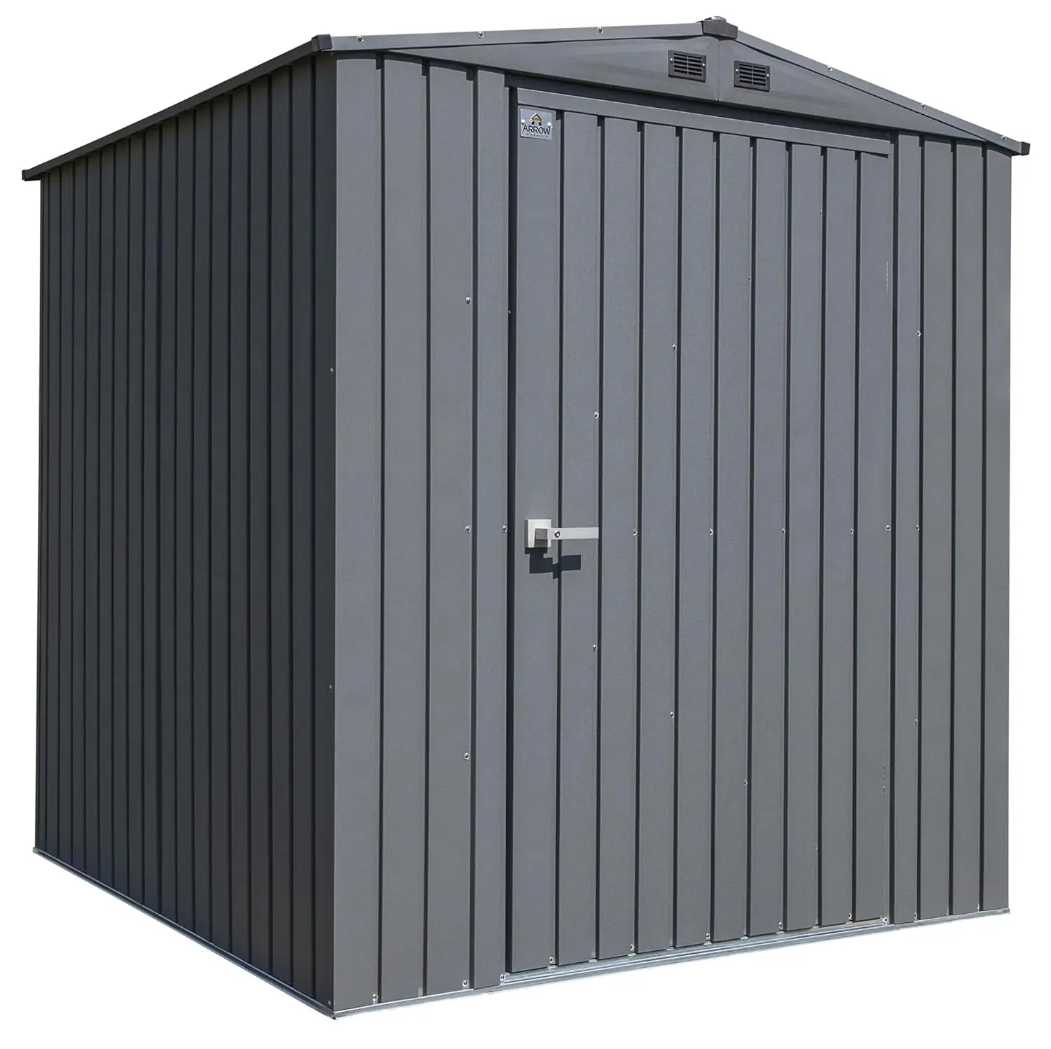 6x6ft Steel Storage Shed Lockable High Gable Outdoor Garden Tool House, Customized
6x6ft Steel Storage Shed Lockable High Gable Outdoor Garden Tool House, Customized