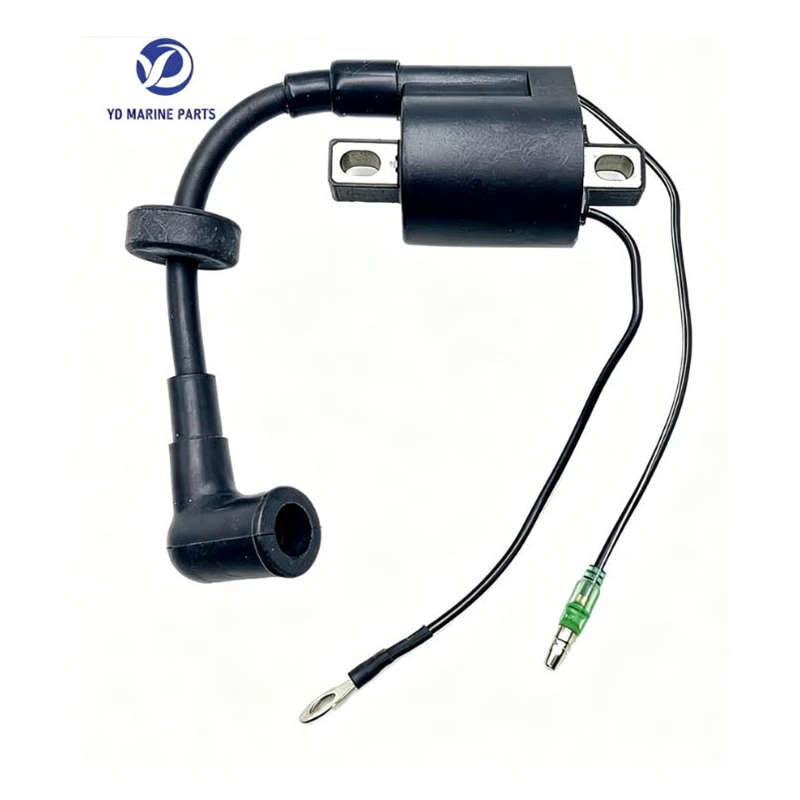 6E0-85570 Ignition Coil With Cap For Yamaha Outboard Motor 2 Stroke 4HP 5HP Parsun Powertec SEAPRO etc 5HP 6E0-85570-00;6E0-8557
6E0-85570 Ignition Coil With Cap For Yamaha Outboard Motor 2 Stroke 4HP 5HP Parsun Powertec SEAPRO etc 5HP 6E0-85570-00;6E0-8557