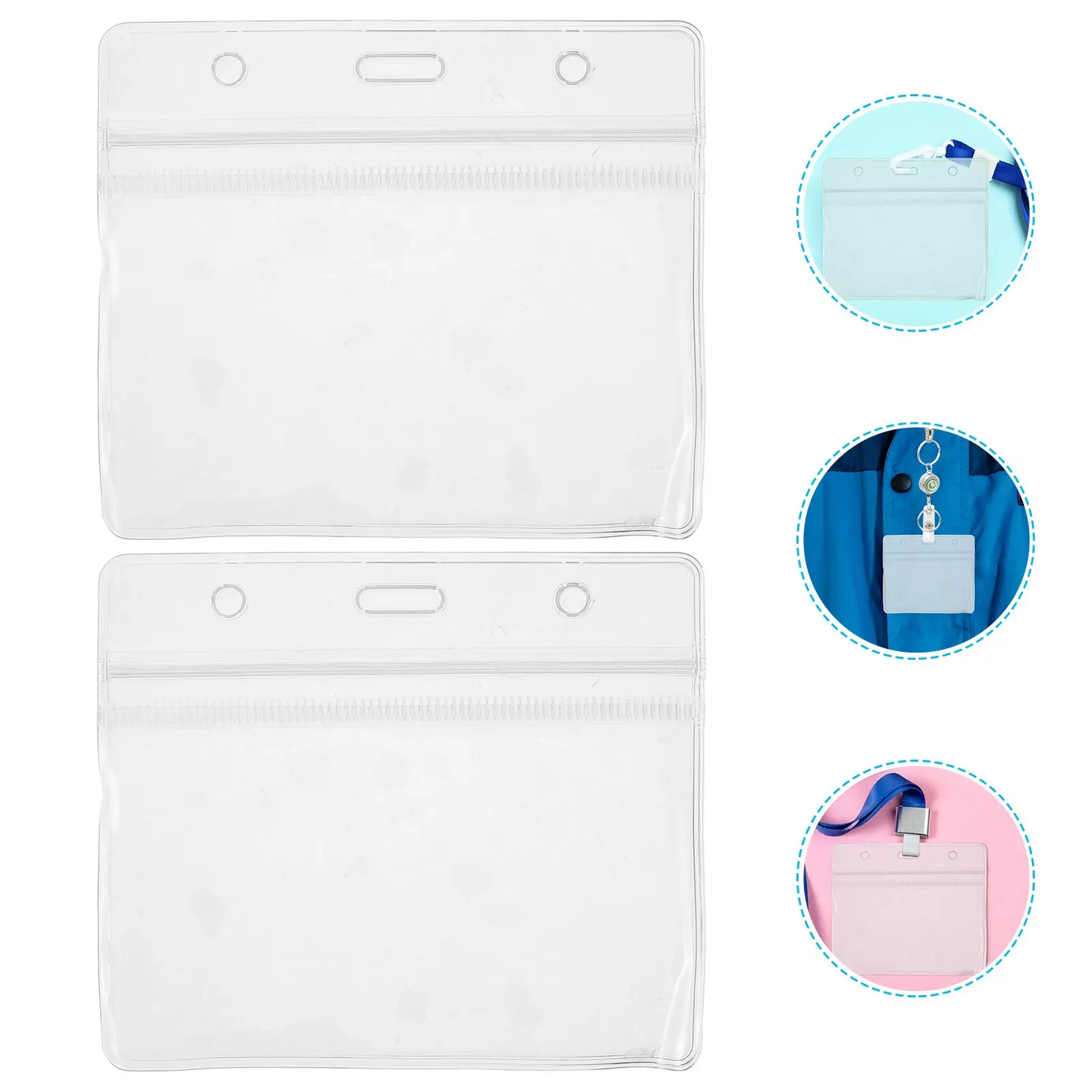 40pcs ID Card Holder PVC Soft Membrane Waterproof Transparent Cards Protector for Staff Student Nurse Doctor Name Badge Storage
40pcs ID Card Holder PVC Soft Membrane Waterproof Transparent Cards Protector for Staff Student Nurse Doctor Name Badge Storage
