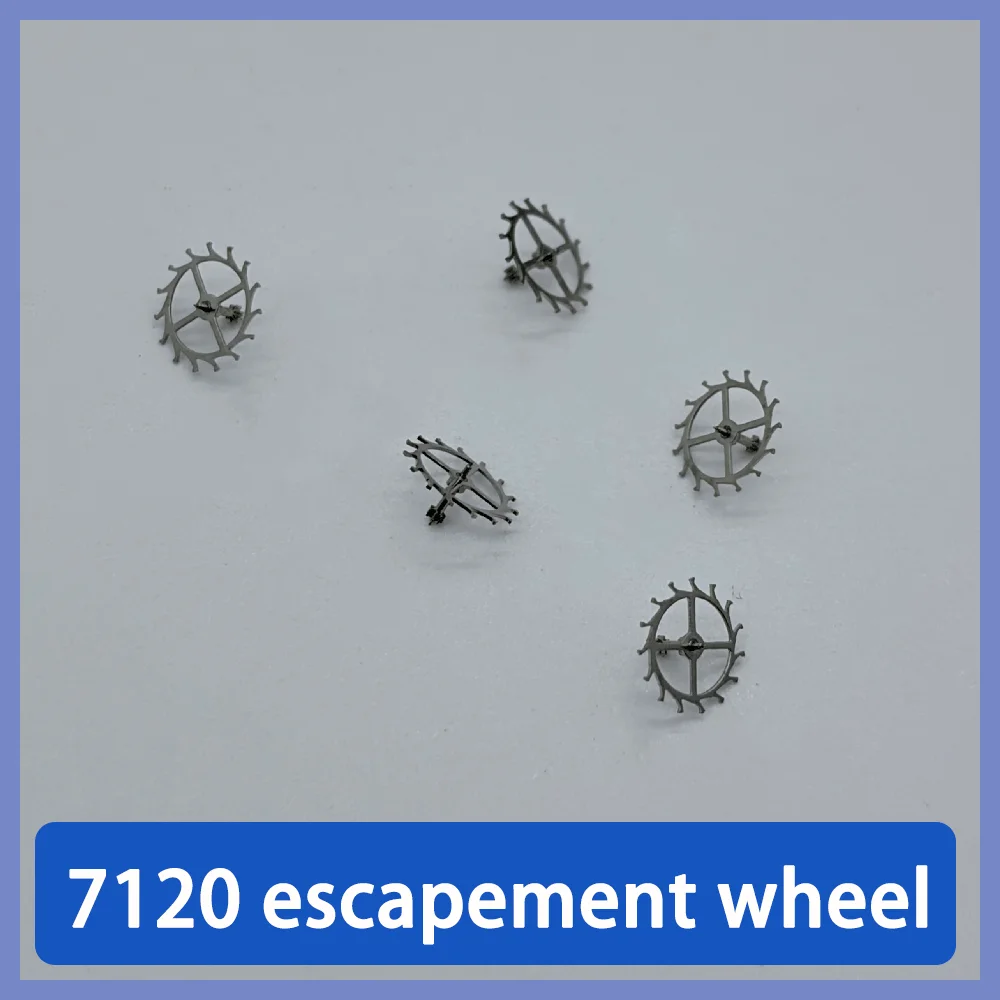 Watch movement accessories escapement wheel for 7120 movement repair and maintenance watch parts horse wheel
Watch movement accessories escapement wheel for 7120 movement repair and maintenance watch parts horse wheel