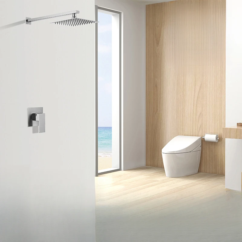 Brushed Stainless Steel Concealed Shower Head Bathroom Wall Hidden Rain Shower Faucet
Brushed Stainless Steel Concealed Shower Head Bathroom Wall Hidden Rain Shower Faucet