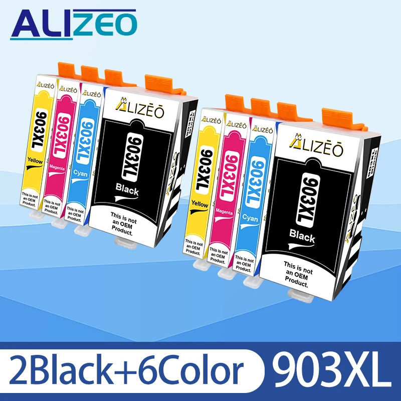ALIZEO 903XL For HP 903XL 903 XL Ink Cartridge Compatible For HP903 Officejet Pro 6950 6960 6961 6963 6964 6965 6966 Printer
ALIZEO 903XL For HP 903XL 903 XL Ink Cartridge Compatible For HP903 Officejet Pro 6950 6960 6961 6963 6964 6965 6966 Printer
