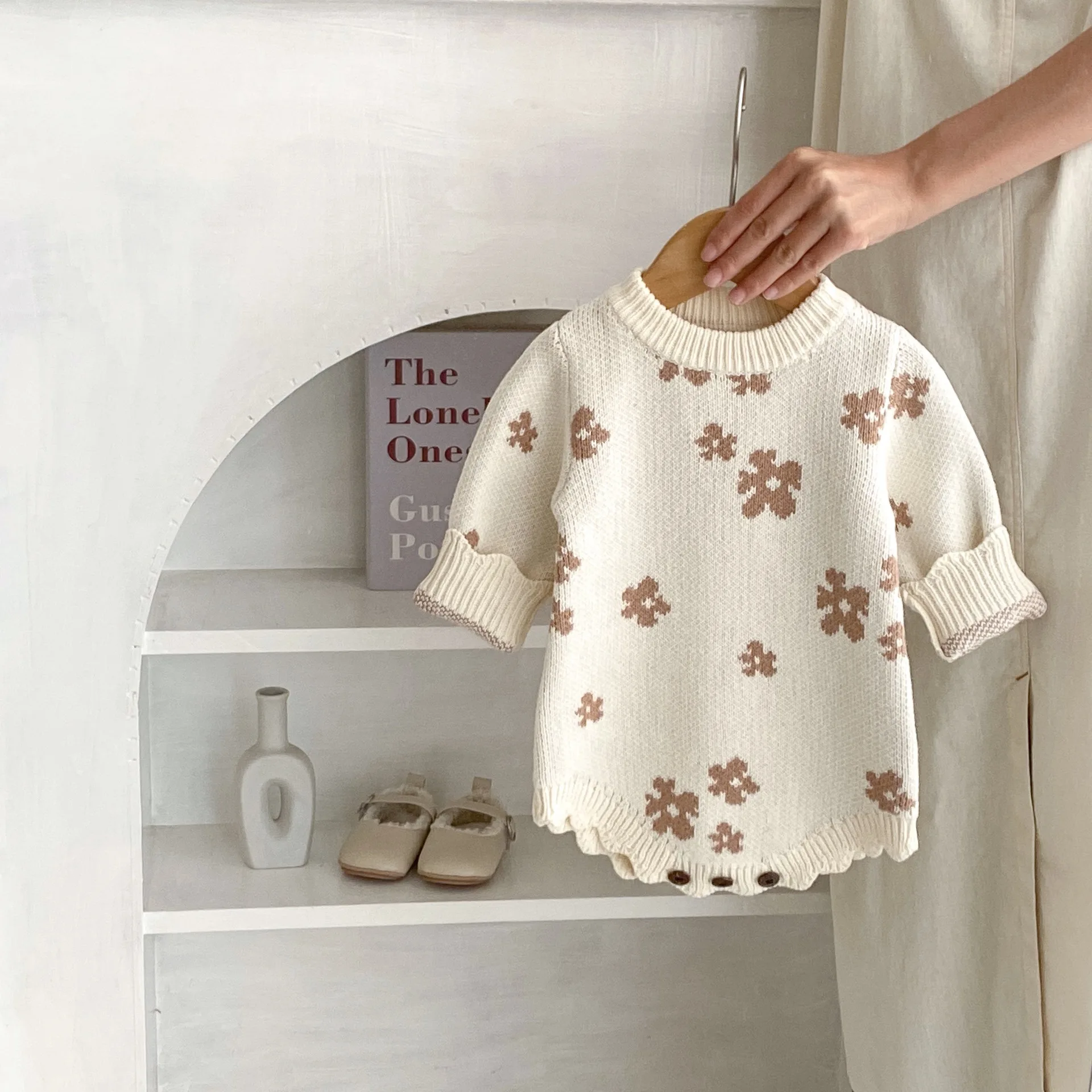 2025 New Baby Knitted Bodysuit Spring New Baby Flower Jacquard Knitted Long-sleeved One Piece Clothes Girl's Climbing Clothes
2025 New Baby Knitted Bodysuit Spring New Baby Flower Jacquard Knitted Long-sleeved One Piece Clothes Girl's Climbing Clothes
