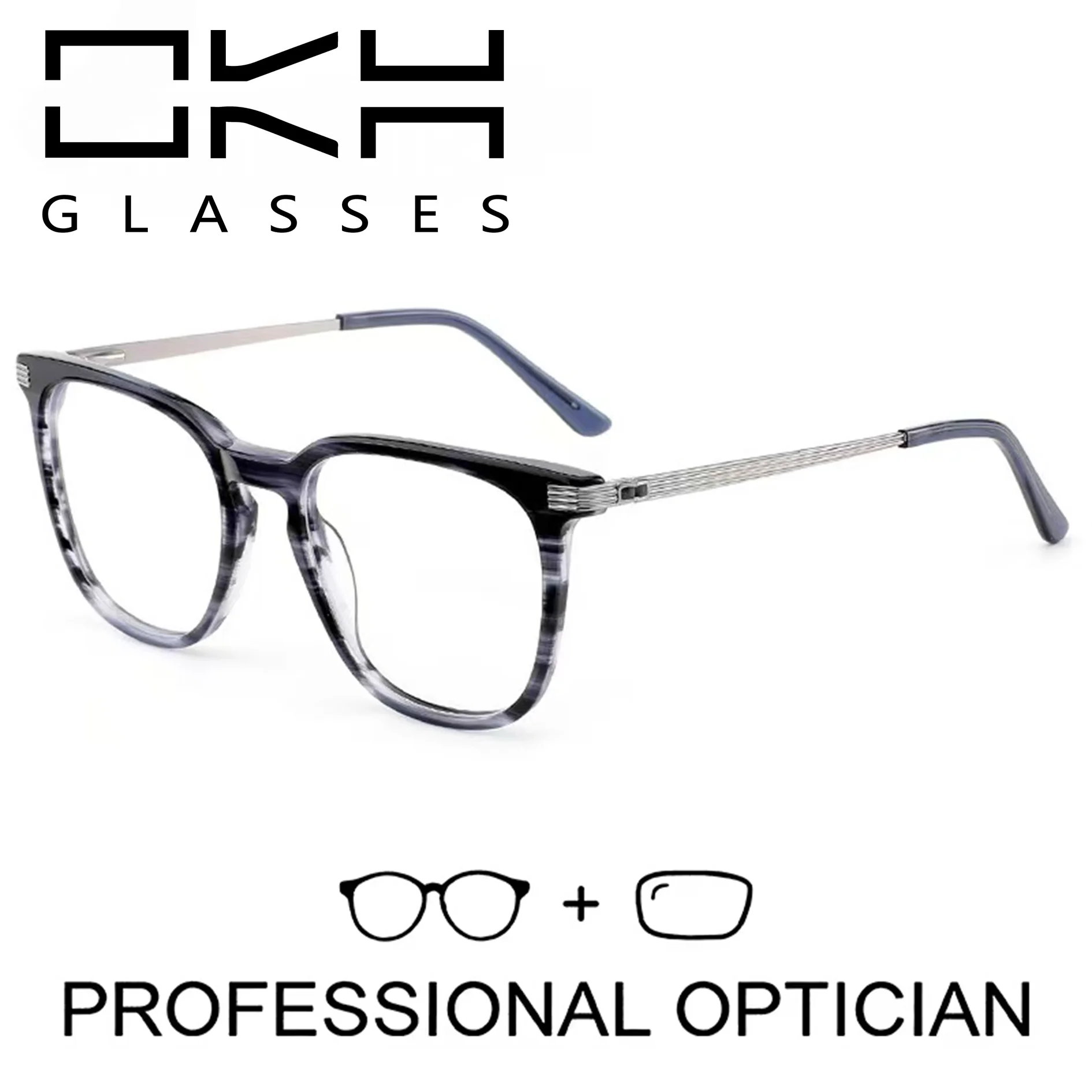 OKH Progressive Prescription Eyewear Custom Anti Blue Light Optical Myopia Reading Anti Scratch Lens Men Women Daily Eyewear
OKH Progressive Prescription Eyewear Custom Anti Blue Light Optical Myopia Reading Anti Scratch Lens Men Women Daily Eyewear