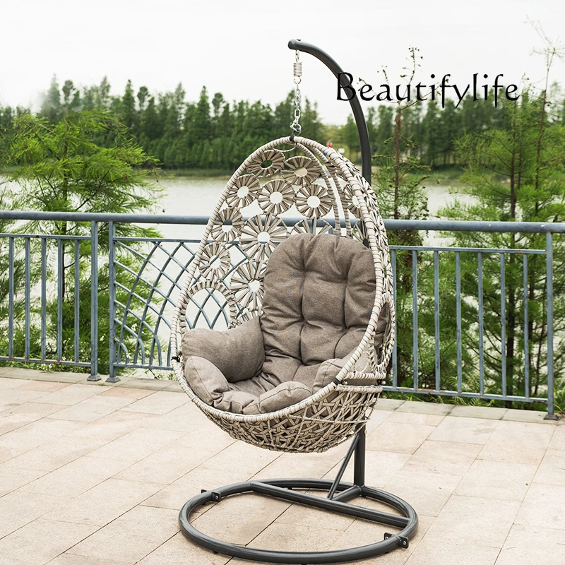Outdoor Hanging Chair Wrought Iron Swing Indoor Hanging Basket Cradle Chair Balcony Lazy Single Double Cradle Chair
Outdoor Hanging Chair Wrought Iron Swing Indoor Hanging Basket Cradle Chair Balcony Lazy Single Double Cradle Chair