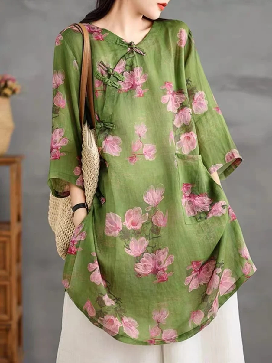 Retro Large Size Linen Top Printed Lightweight Loose Midi Sve irt Dr Women Summer Commute Sle And Pear Body T...
Retro Large Size Linen Top Printed Lightweight Loose Midi Sve irt Dr Women Summer Commute Sle And Pear Body T...