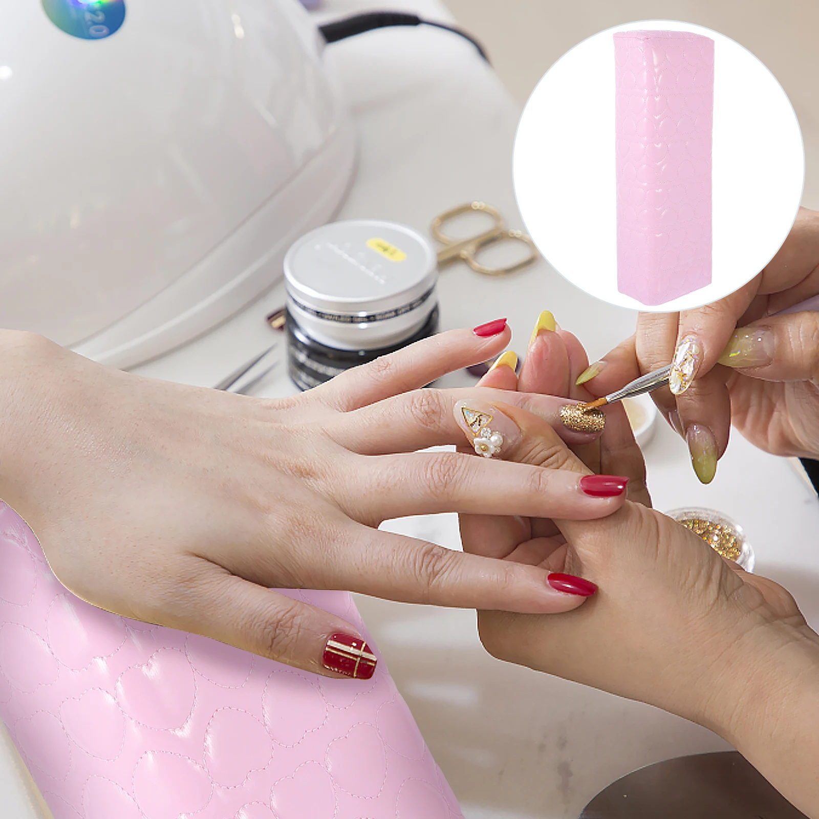 Rest Manicure for Nail Hand Pillow Salon Care Manicure Cushion Wrist Elbow Support PU Comfort Practical Hand Rests 
Rest Manicure for Nail Hand Pillow Salon Care Manicure Cushion Wrist Elbow Support PU Comfort Practical Hand Rests