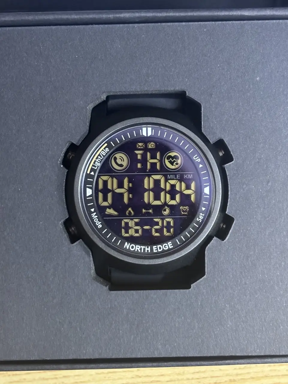 North Edge Men's Outdoor Sports Smart Waterproof Watch Long Standby Bluetooth Heart Rate Men's Watches Lakers Black 2026
North Edge Men's Outdoor Sports Smart Waterproof Watch Long Standby Bluetooth Heart Rate Men's Watches Lakers Black 2026