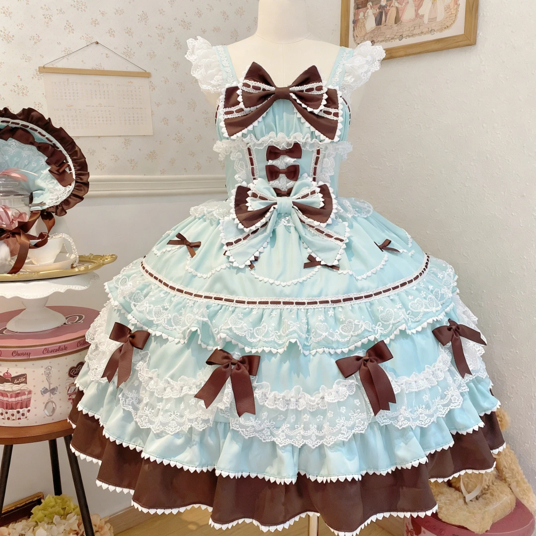Elegant Lolita Mini Dress Summer Sleeveless Cosplay Clothing Japanese Y2K Vintage Sweet Cool Girl Outwear Party Kawaii Dress
Elegant Lolita Mini Dress Summer Sleeveless Cosplay Clothing Japanese Y2K Vintage Sweet Cool Girl Outwear Party Kawaii Dress