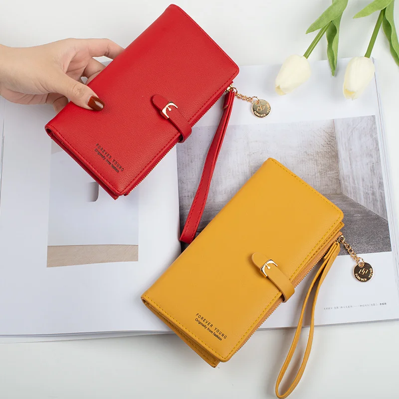 Wallet women's Korean version large capacity long hand bag versatile simple zipper buckle multi card slot card bag women
Wallet women's Korean version large capacity long hand bag versatile simple zipper buckle multi card slot card bag women