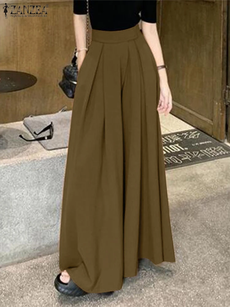 2024 ZANZEA Fashion Women Pants Autumn Elegant Casual Office Work Pantalon Female Palazzo Korean Style Loose Wide Leg Trousers
2024 ZANZEA Fashion Women Pants Autumn Elegant Casual Office Work Pantalon Female Palazzo Korean Style Loose Wide Leg Trousers