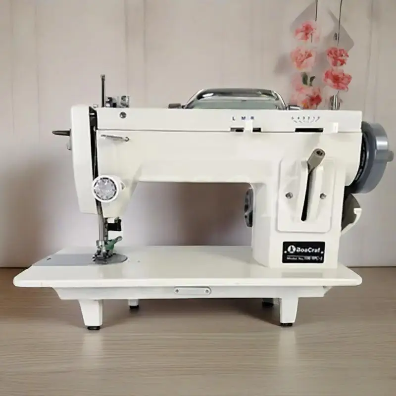 9 Inch Heavy Duty Electric Walking Foot Sewing Machine for Leather Thick Material DIY Crafting and Zigzag Stitch
9 Inch Heavy Duty Electric Walking Foot Sewing Machine for Leather Thick Material DIY Crafting and Zigzag Stitch