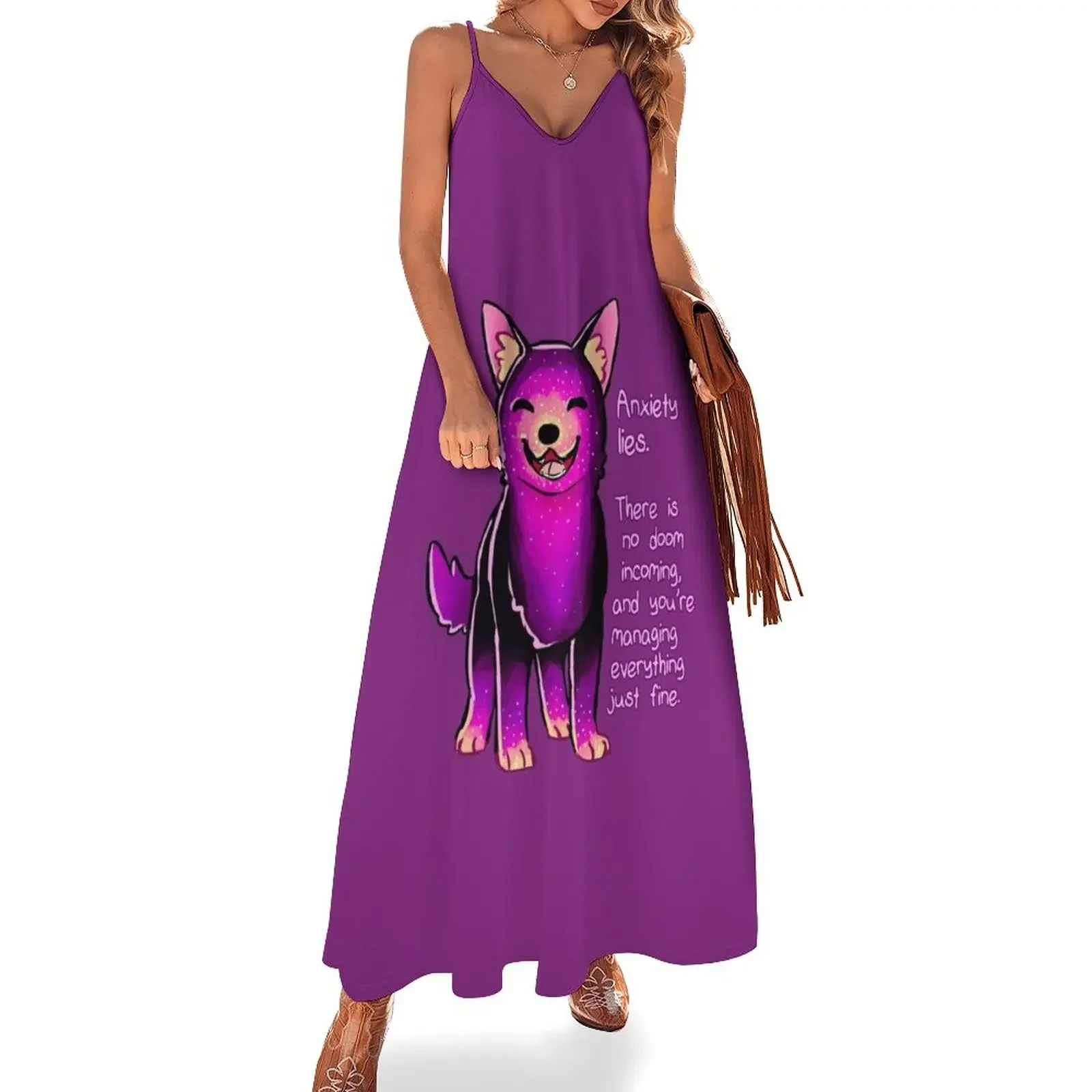 Anxiety Lies Sparkle Pup Sleeveless Dress summer dresses dresses for special events
Anxiety Lies Sparkle Pup Sleeveless Dress summer dresses dresses for special events
