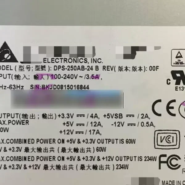 Блок питания One Dps-250ab-24 B 250W, протестированный, абсолютно новый, оригинальный, в наличии
Блок питания One Dps-250ab-24 B 250W, протестированный, абсолютно новый, оригинальный, в наличии