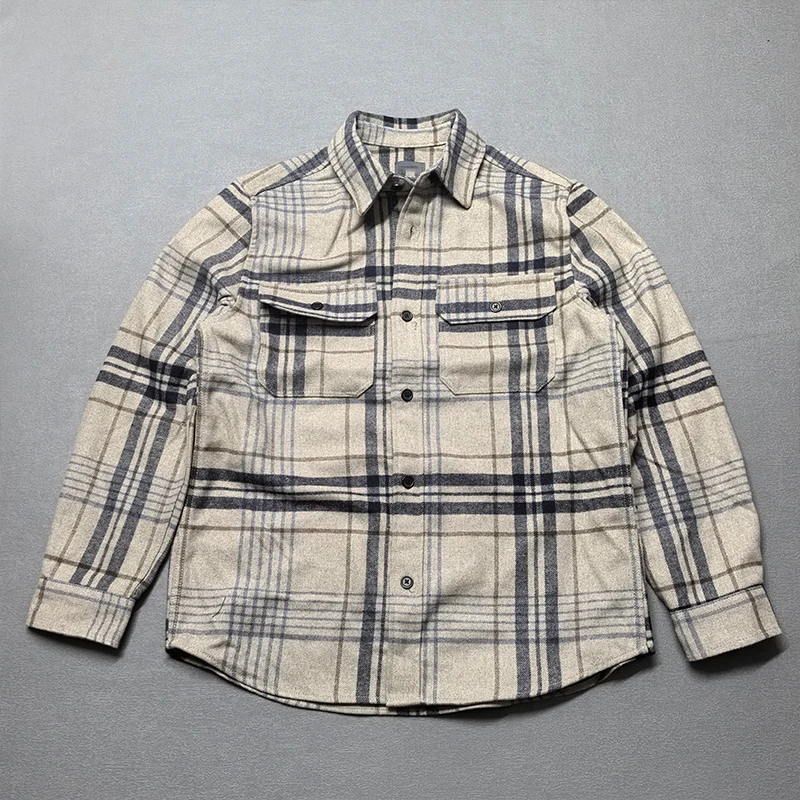 Мужская демисезонная куртка в клетку, свободного кроя, модная повседневная верхняя одежда, длинный рукав, на пуговицах, из полиэстера...
Мужская демисезонная куртка в клетку, свободного кроя, модная повседневная верхняя одежда, длинный рукав, на пуговицах, из полиэстера...