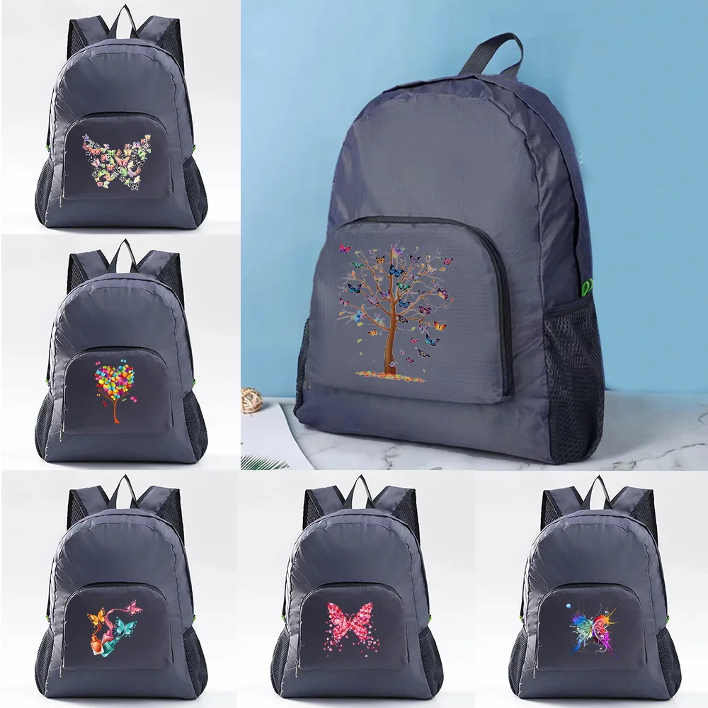 Lightweight Packable Backpack Foldable Ultralight Butterfly Print Outdoor Folding Backpacks Travel Sports Daypack for Men Women
Lightweight Packable Backpack Foldable Ultralight Butterfly Print Outdoor Folding Backpacks Travel Sports Daypack for Men Women