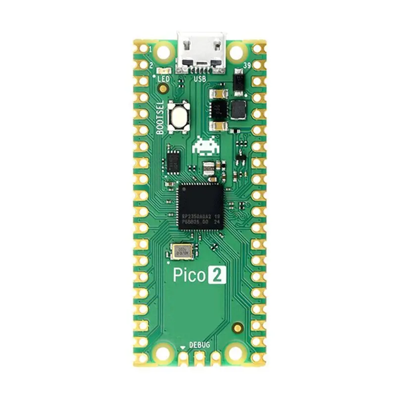 For Raspberry Pi Pico 2 Development Board RP2350 Microcontroller Cortex-M33 Hazard3 RISC-V 520KB 4MB Motherboard
For Raspberry Pi Pico 2 Development Board RP2350 Microcontroller Cortex-M33 Hazard3 RISC-V 520KB 4MB Motherboard