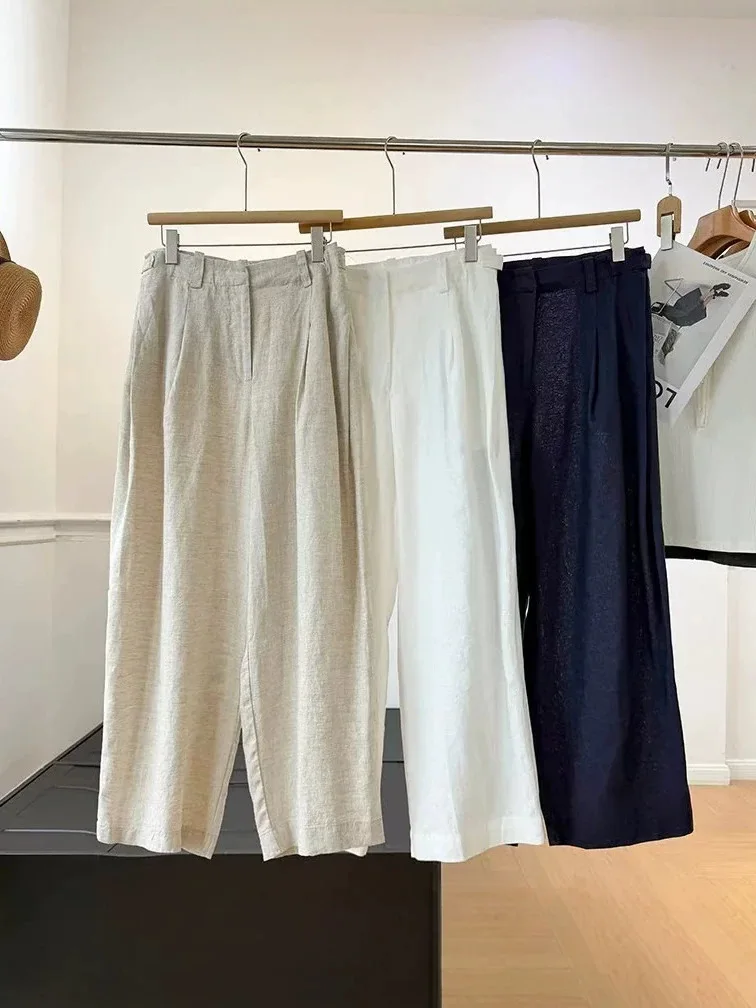 Dave&di Casual Style Linen Pleated Balloon Pants Woman Clothes Women's Pants And Trousers
Dave&di Casual Style Linen Pleated Balloon Pants Woman Clothes Women's Pants And Trousers