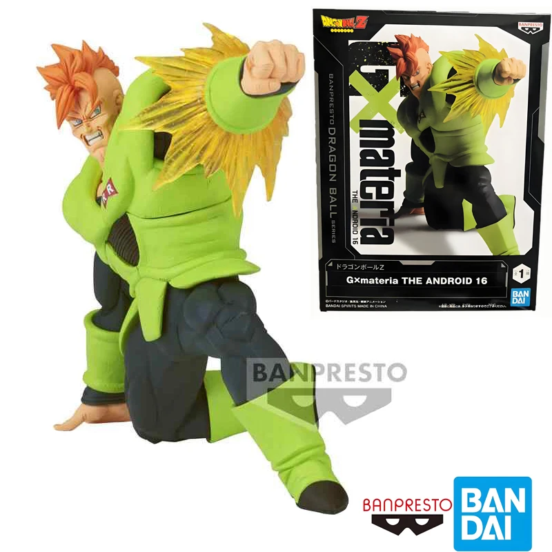 Dragon Ball Z Figure Android 16 figure Original BANDAI BANPRESTO GXmateria Anime Action PVC Model Toy Gift 11 cm In Stock
Dragon Ball Z Figure Android 16 figure Original BANDAI BANPRESTO GXmateria Anime Action PVC Model Toy Gift 11 cm In Stock