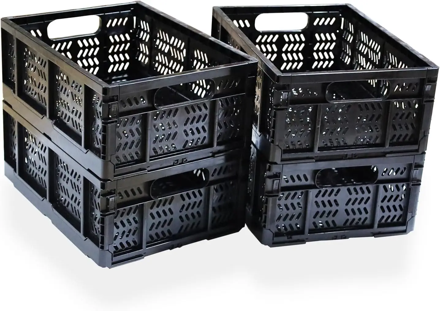 20L Foldable Plastic Storage Crates, 4-Pack Collapsible Baskets for Home, Office, Toys, and Gifts
20L Foldable Plastic Storage Crates, 4-Pack Collapsible Baskets for Home, Office, Toys, and Gifts