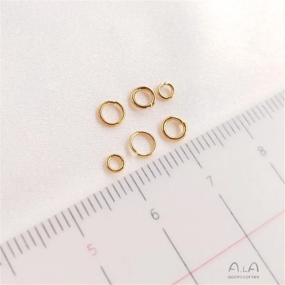 3mm/4mm/5mm/6mm/7mm/8mm/9mm/10mm 14K Gold Plating Open ring Necklace bracelet end link ring Diy accessory O ring link ring
3mm/4mm/5mm/6mm/7mm/8mm/9mm/10mm 14K Gold Plating Open ring Necklace bracelet end link ring Diy accessory O ring link ring