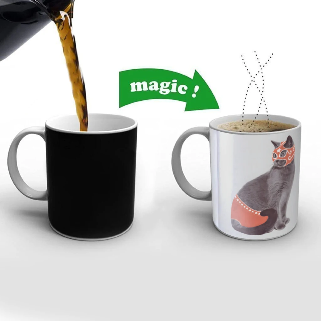 Cat Wrestler Creativity Change Color Chang mug Ceramic mug Hot Coffee Cup Breakfast Cup Mug Friend Gift
Cat Wrestler Creativity Change Color Chang mug Ceramic mug Hot Coffee Cup Breakfast Cup Mug Friend Gift