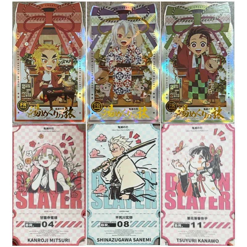 Yami 4 Demon Slayer FR BR Cards Iguro Obanai Rengoku Kyoujurou Kochou Shinobu Collection Cards Christmas Birthday Gifts Toys
Yami 4 Demon Slayer FR BR Cards Iguro Obanai Rengoku Kyoujurou Kochou Shinobu Collection Cards Christmas Birthday Gifts Toys