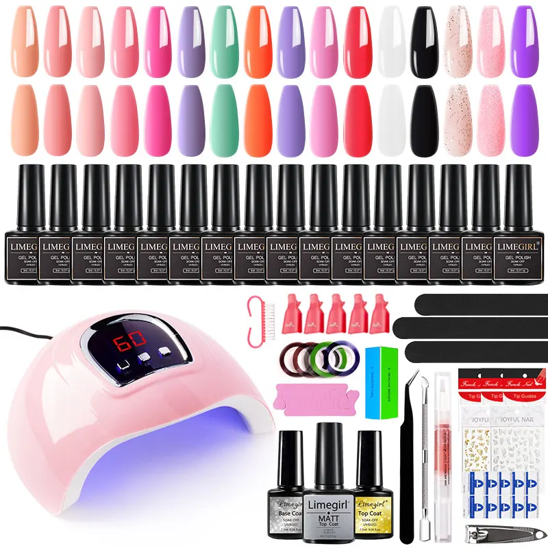 Nail Set Acrylic Nail Kit UV LED Lamp Dryer With Nail Gel Polish Kit Soak Off Manicure Tools Set Electric Nail Drill Nail Tools
Nail Set Acrylic Nail Kit UV LED Lamp Dryer With Nail Gel Polish Kit Soak Off Manicure Tools Set Electric Nail Drill Nail Tools