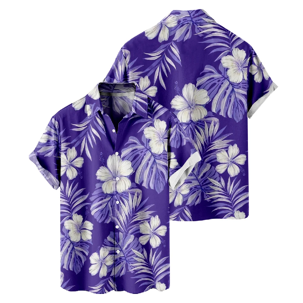 Hawaiian Shirts for Men Cool Pruple Style Short Sleeve Shirts Hawaii Sea Beach Summer Tops Breathable
Hawaiian Shirts for Men Cool Pruple Style Short Sleeve Shirts Hawaii Sea Beach Summer Tops Breathable