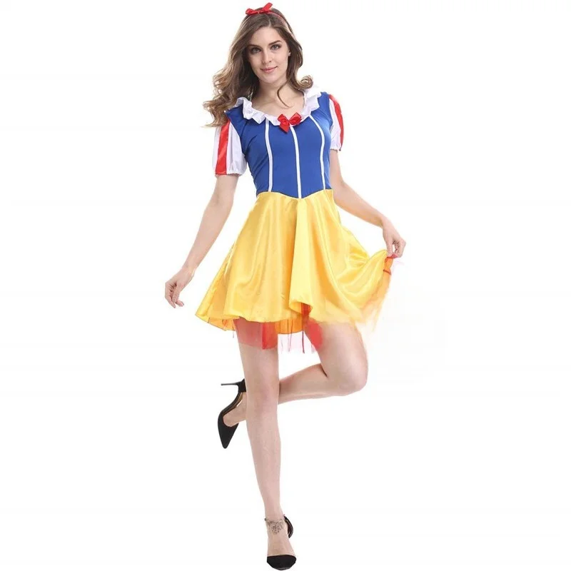 Sexy Halloween Snow White Performance Costume Women's Cosplay Traditional Chinese Stage Outfit Elegant Fairy Tale Design
Sexy Halloween Snow White Performance Costume Women's Cosplay Traditional Chinese Stage Outfit Elegant Fairy Tale Design
