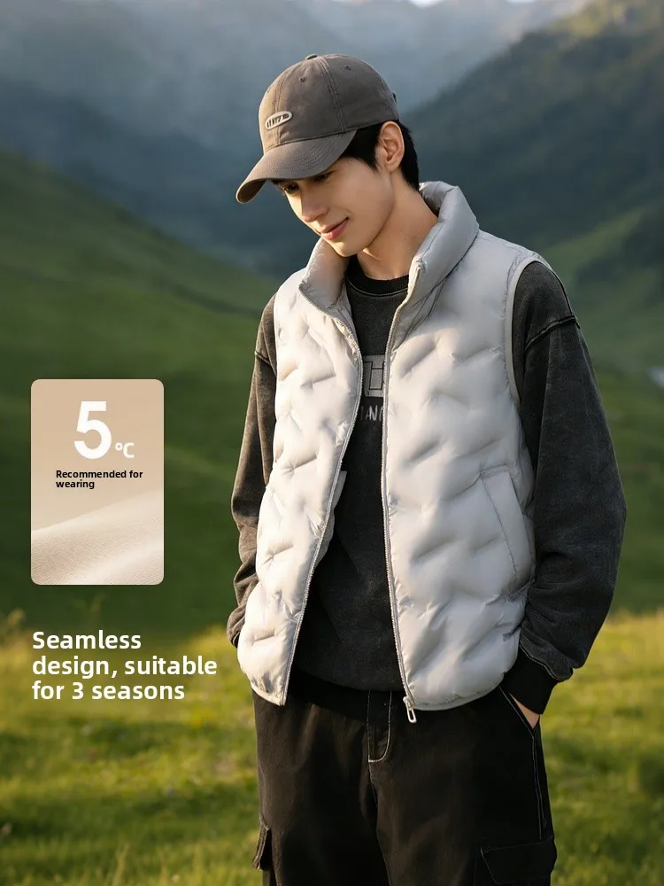 Snow Flng Spring 2026 ex Stand Collar down Vest Casual Outdoor Travel Wear Polyester Fiber Du down Filling Commute Sle
Snow Flng Spring 2026 ex Stand Collar down Vest Casual Outdoor Travel Wear Polyester Fiber Du down Filling Commute Sle
