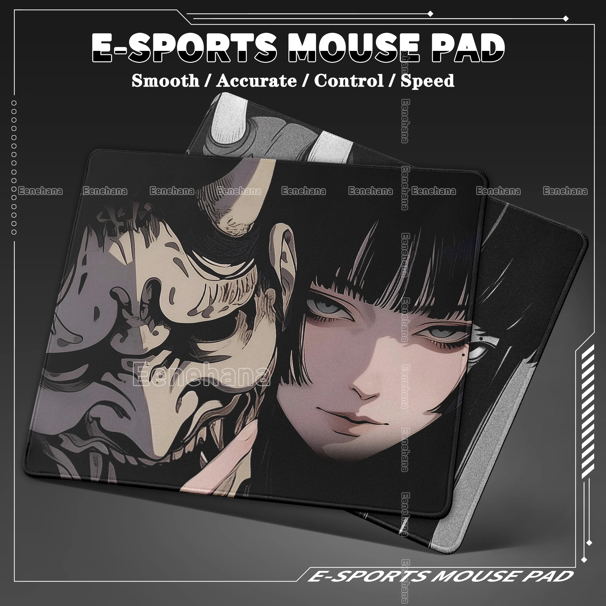 PC Gaming Black Professional Esports Mats Dark Mask Girl Mouse Pad Waterproof 45x40CM Non-slip Gamer Accessories Desk Pads Gift
PC Gaming Black Professional Esports Mats Dark Mask Girl Mouse Pad Waterproof 45x40CM Non-slip Gamer Accessories Desk Pads Gift