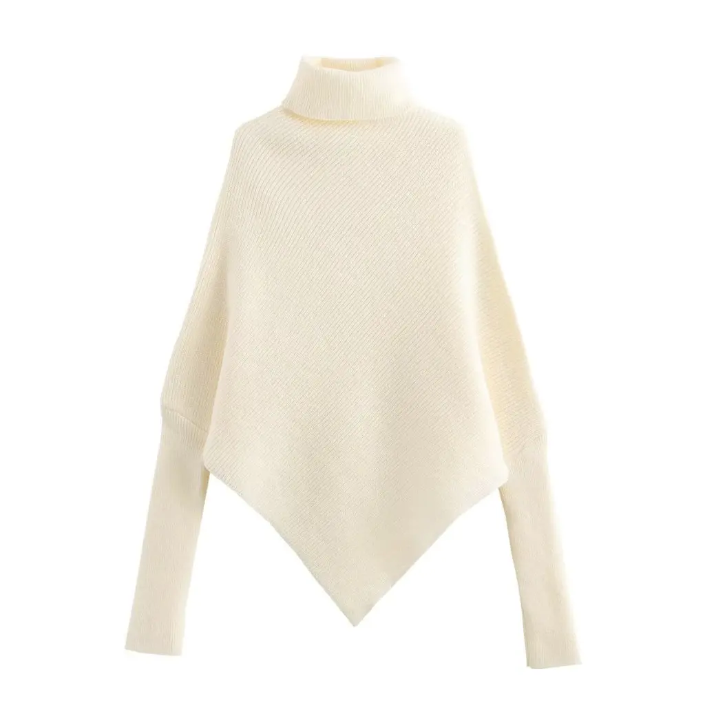 European And American Fashion Multi-Color High Collar Irregular Hem Long Sleeve Sweater Winter New Women's Cardigan E74467
European And American Fashion Multi-Color High Collar Irregular Hem Long Sleeve Sweater Winter New Women's Cardigan E74467