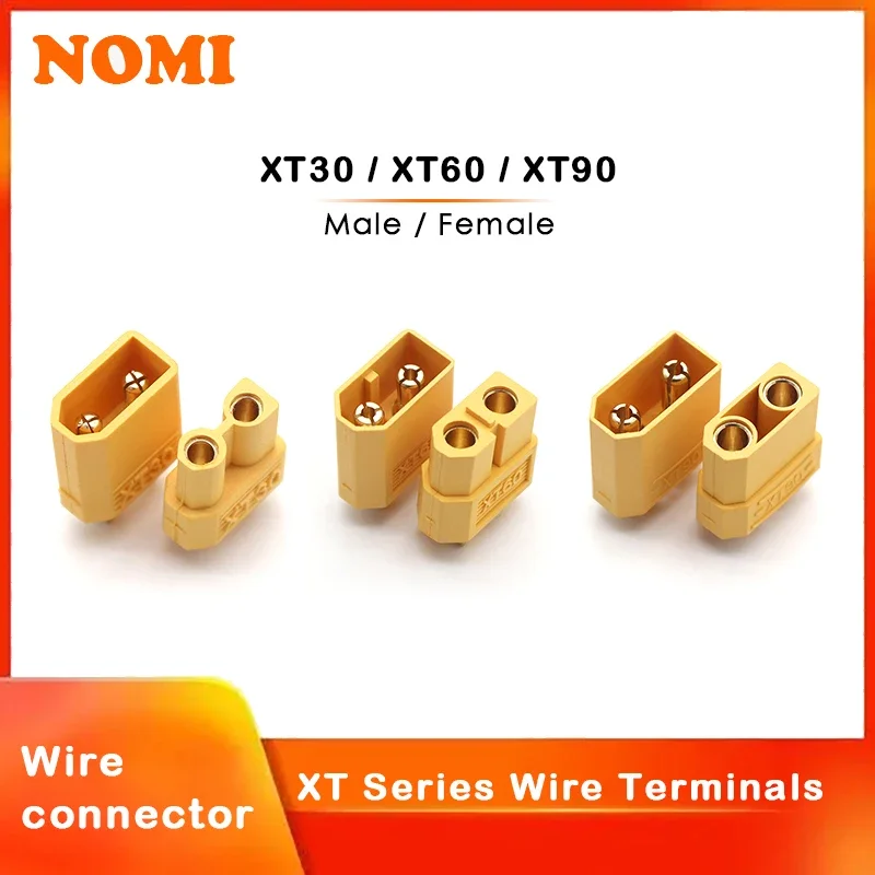 XT Series XT30U XT60 XT90 Connector Plug Bullet Welding Terminal Model Aircraft Accessories Suit for RC Lithium Polymer Battery
XT Series XT30U XT60 XT90 Connector Plug Bullet Welding Terminal Model Aircraft Accessories Suit for RC Lithium Polymer Battery