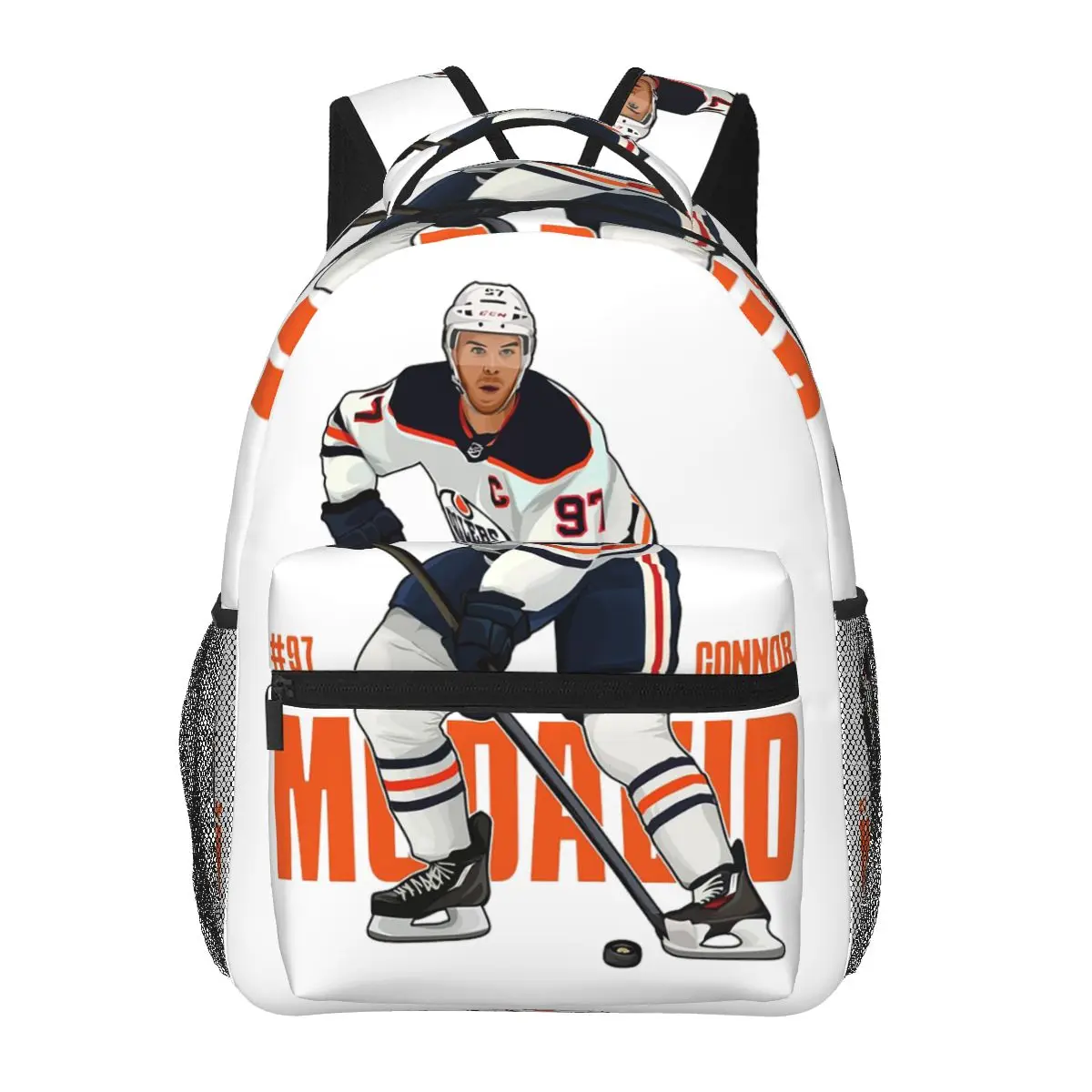 Connor McDavid 97 For Edmonton Oilers Fans Student Backpack School Bag Hiking Travel Daypack Fashion Bookbag Shoulder Bags
Connor McDavid 97 For Edmonton Oilers Fans Student Backpack School Bag Hiking Travel Daypack Fashion Bookbag Shoulder Bags