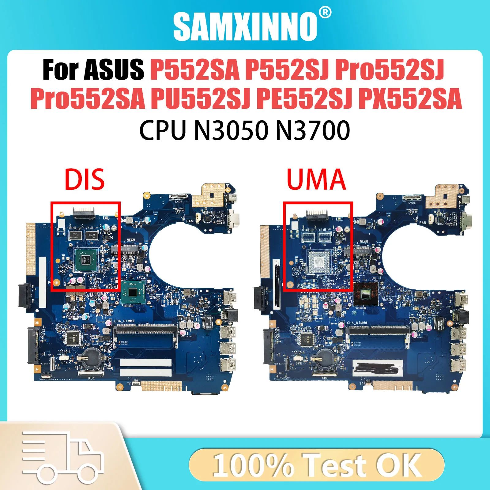 P552SA Материнская плата для Asus P552S P552SJ PU552SJ PRO552S Материнская плата для ноутбука с N3160 N3700 GT920M UMA 100% работает хорошо
P552SA Материнская плата для Asus P552S P552SJ PU552SJ PRO552S Материнская плата для ноутбука с N3160 N3700 GT920M UMA 100% работает хорошо