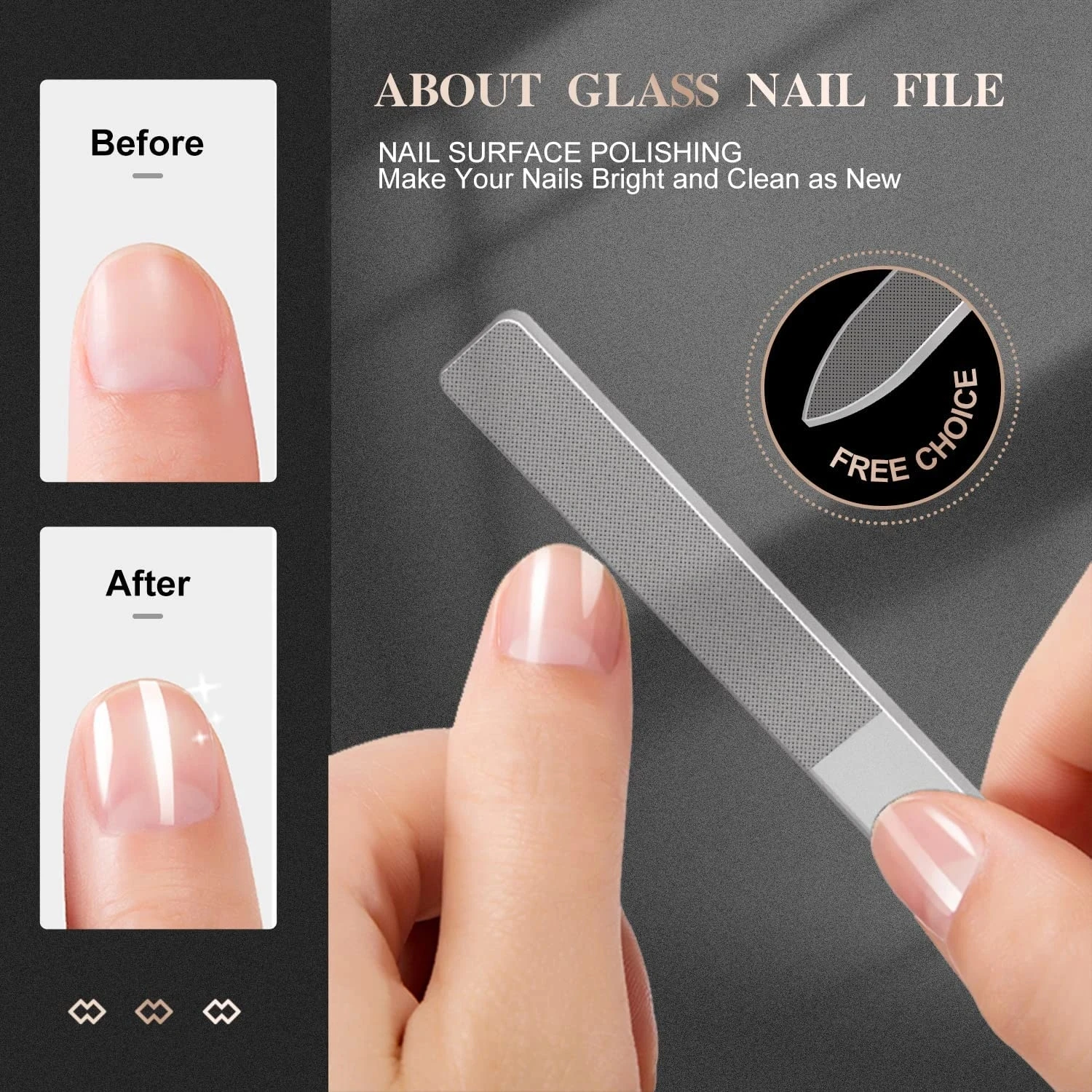 Professional Nano Glass Sanding Polishing Nail Files Transparent Nail File Grinding Nail Art Equipment Manicure Tools
Professional Nano Glass Sanding Polishing Nail Files Transparent Nail File Grinding Nail Art Equipment Manicure Tools