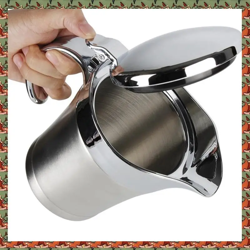 Stainless Steel Double-Layer Pulp Juice Dispenser Steak Juice Pot Seasoning Jar Kitchen Supplies Sauce Pot, Easy To Use Durable
Stainless Steel Double-Layer Pulp Juice Dispenser Steak Juice Pot Seasoning Jar Kitchen Supplies Sauce Pot, Easy To Use Durable