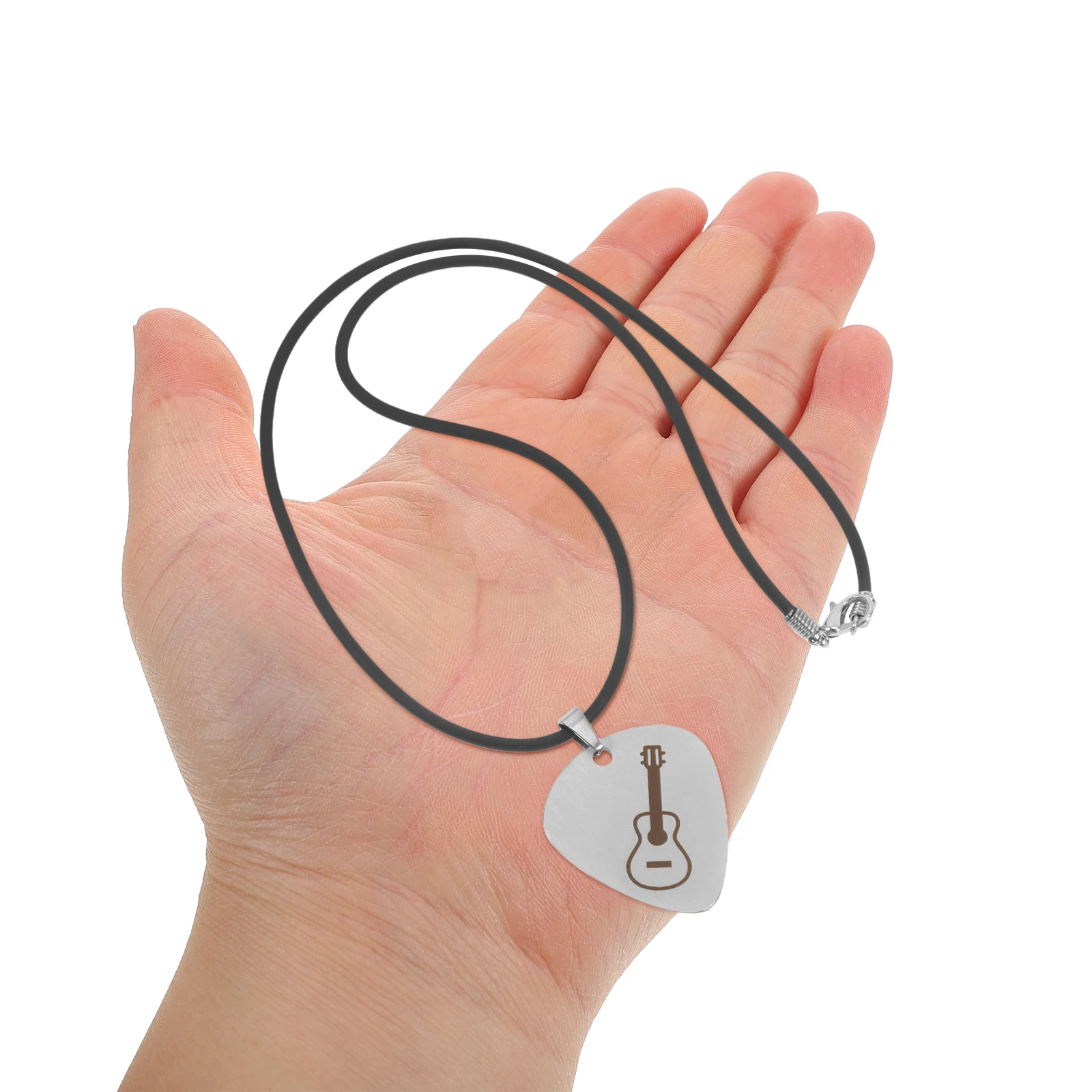 Guitar Pick Pendant Necklace Titanium Steel Rustproof Durable Lightweight Guitarists Accessories Music for Men
Guitar Pick Pendant Necklace Titanium Steel Rustproof Durable Lightweight Guitarists Accessories Music for Men