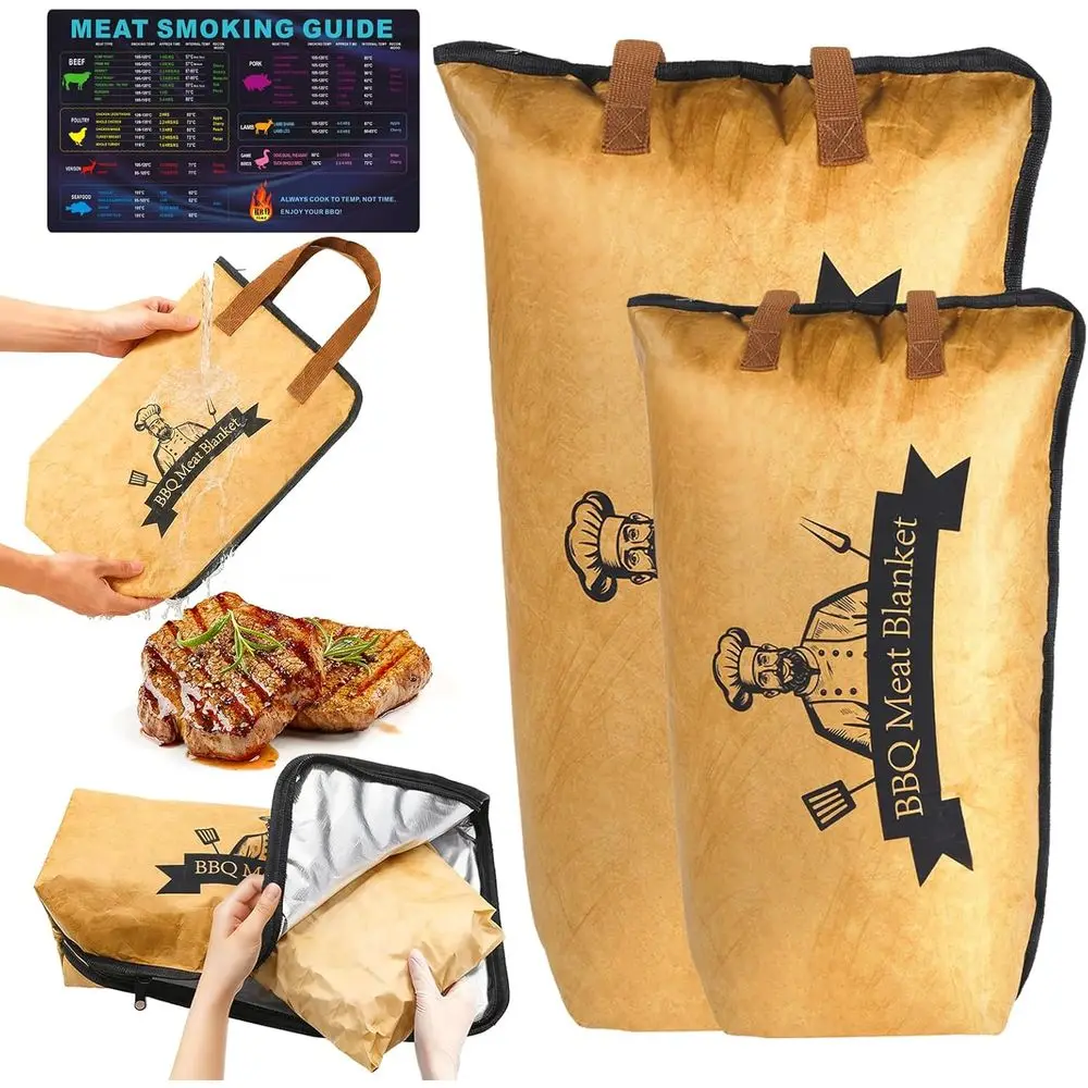 21x15 Inch BBQ Insulated Blanket - Perfect for Resting Meat, Air Fryer, Dough, Kitchen, Smoker Accessories, and Outdoor Parties
21x15 Inch BBQ Insulated Blanket - Perfect for Resting Meat, Air Fryer, Dough, Kitchen, Smoker Accessories, and Outdoor Parties