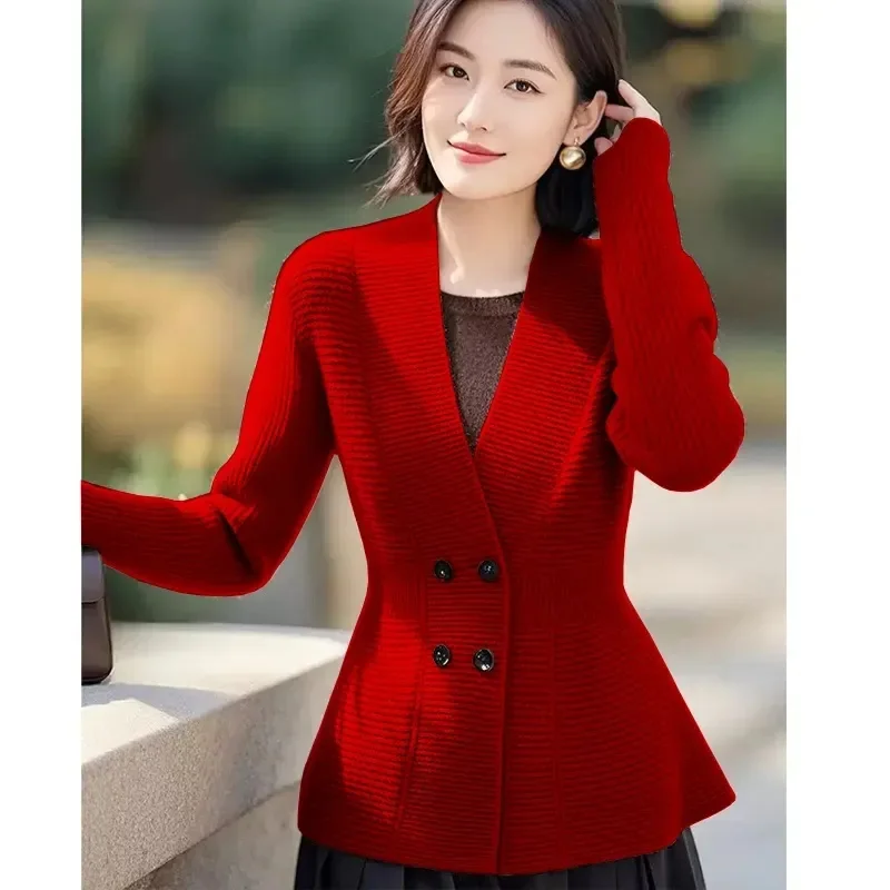 Fashion Sweater and Jacket for Women Spring Autumn 2025 New Korean Knitted Cardigan Knitwear Top Female Bottoming Shirt
Fashion Sweater and Jacket for Women Spring Autumn 2025 New Korean Knitted Cardigan Knitwear Top Female Bottoming Shirt