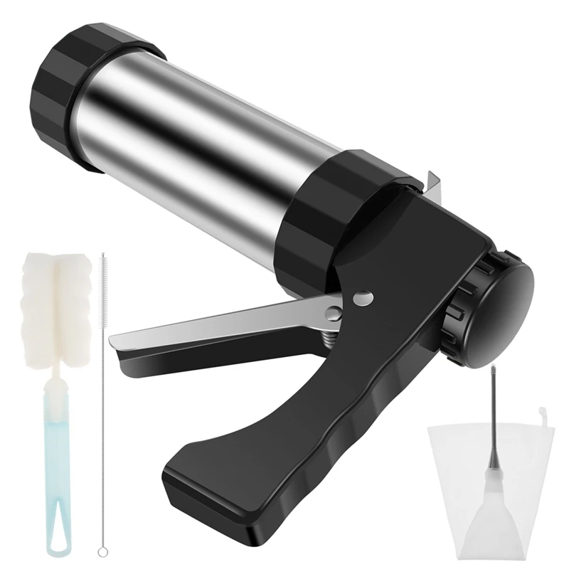 ABKR-Churrera Churro Maker Machine Stainless Steel Churro Maker Kit With 3 Different Tips Piping Nozzle Hollow
ABKR-Churrera Churro Maker Machine Stainless Steel Churro Maker Kit With 3 Different Tips Piping Nozzle Hollow