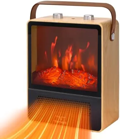 Электрический камин TEMPWARE 1500 Вт с реалистичным 3D-эффектом пламени, тихий и безопасный для спальни или офиса
Электрический камин TEMPWARE 1500 Вт с реалистичным 3D-эффектом пламени, тихий и безопасный для спальни или офиса