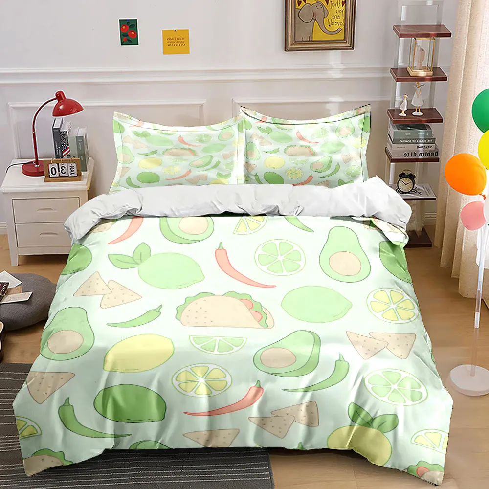 Mexican Food Style Illustration Print Bedding Set 1 Duvet Cover 2 Pillowcases for Adult and Children Luxury Gift Full Size
Mexican Food Style Illustration Print Bedding Set 1 Duvet Cover 2 Pillowcases for Adult and Children Luxury Gift Full Size